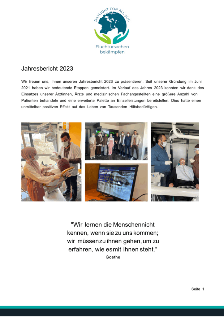 Bild Daylight for All - Jahresbericht 2023